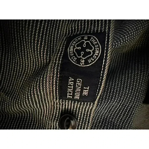 Vintage Oshkosh 1895 Workwear Denim Button Up Shirt Men’s Size XL - Picture 8 of 11